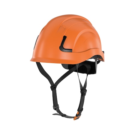 Defender Safety Safety Helmets, H2 Series, Acrylonitrile Butadiene Styrene (ABS), Ratchet, Type 2, Class E, Orange H2-EH-05
